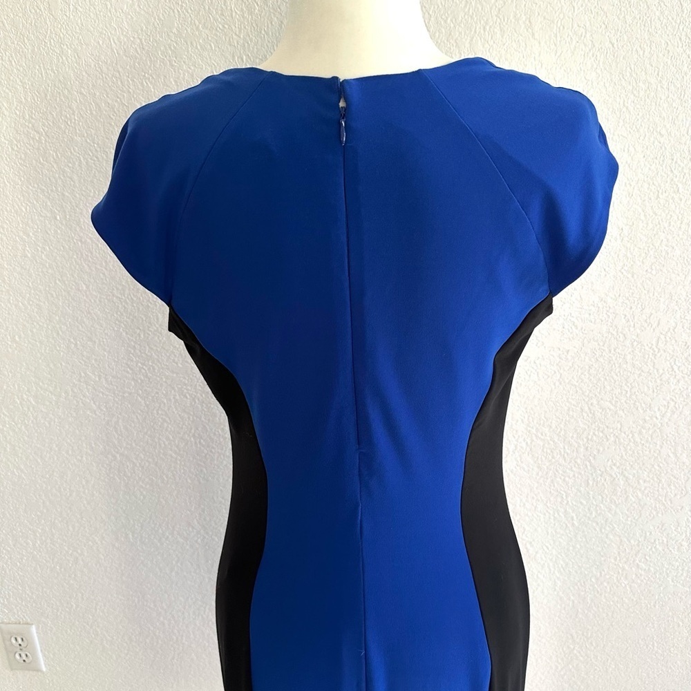 Jones New York Blue and Black Women's Sheath Dress - Picture 6 of 8